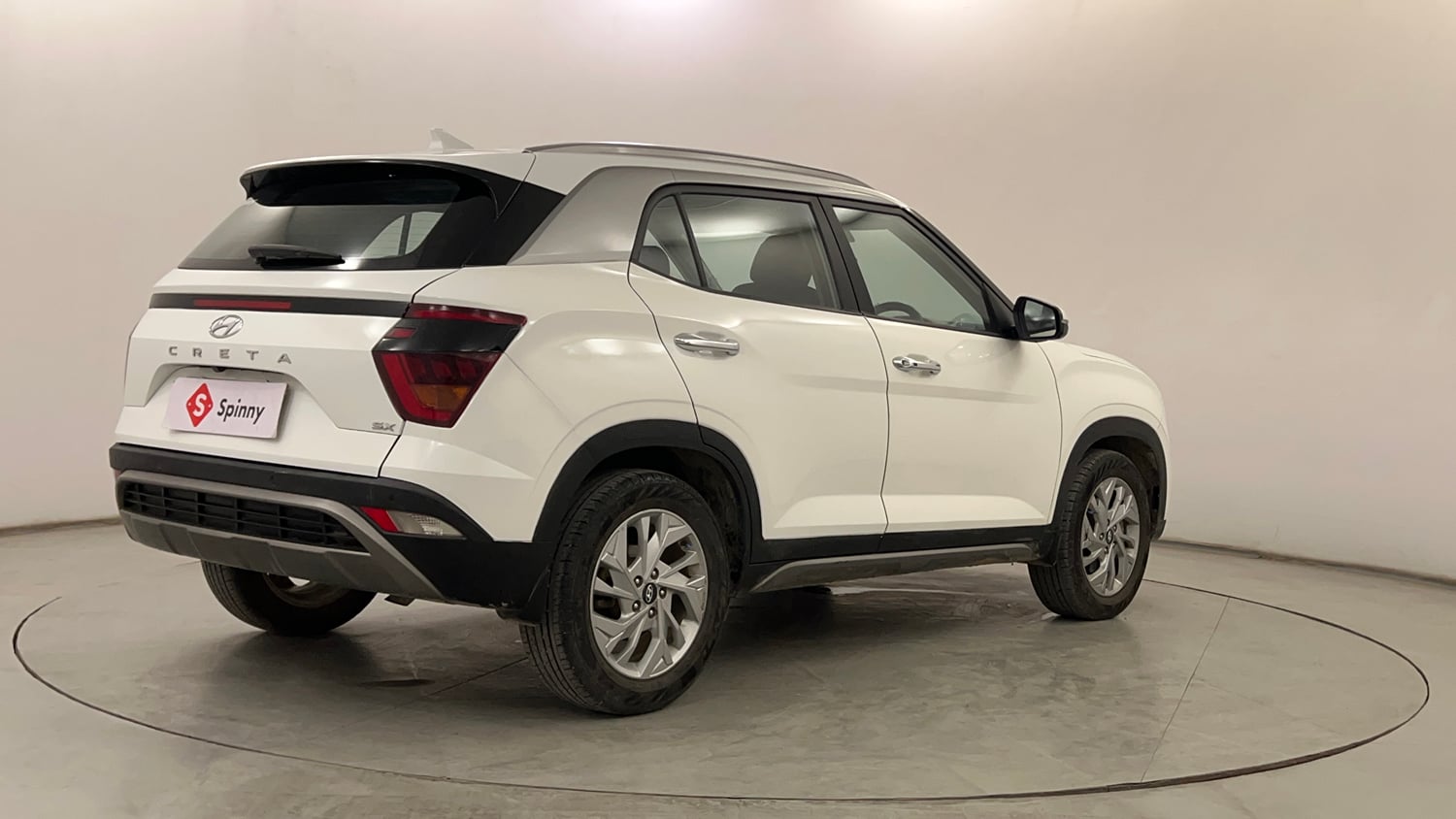 Used 2023 Hyundai Creta SX 1.5 Diesel Diesel Manual exterior RIGHT REAR CORNER VIEW