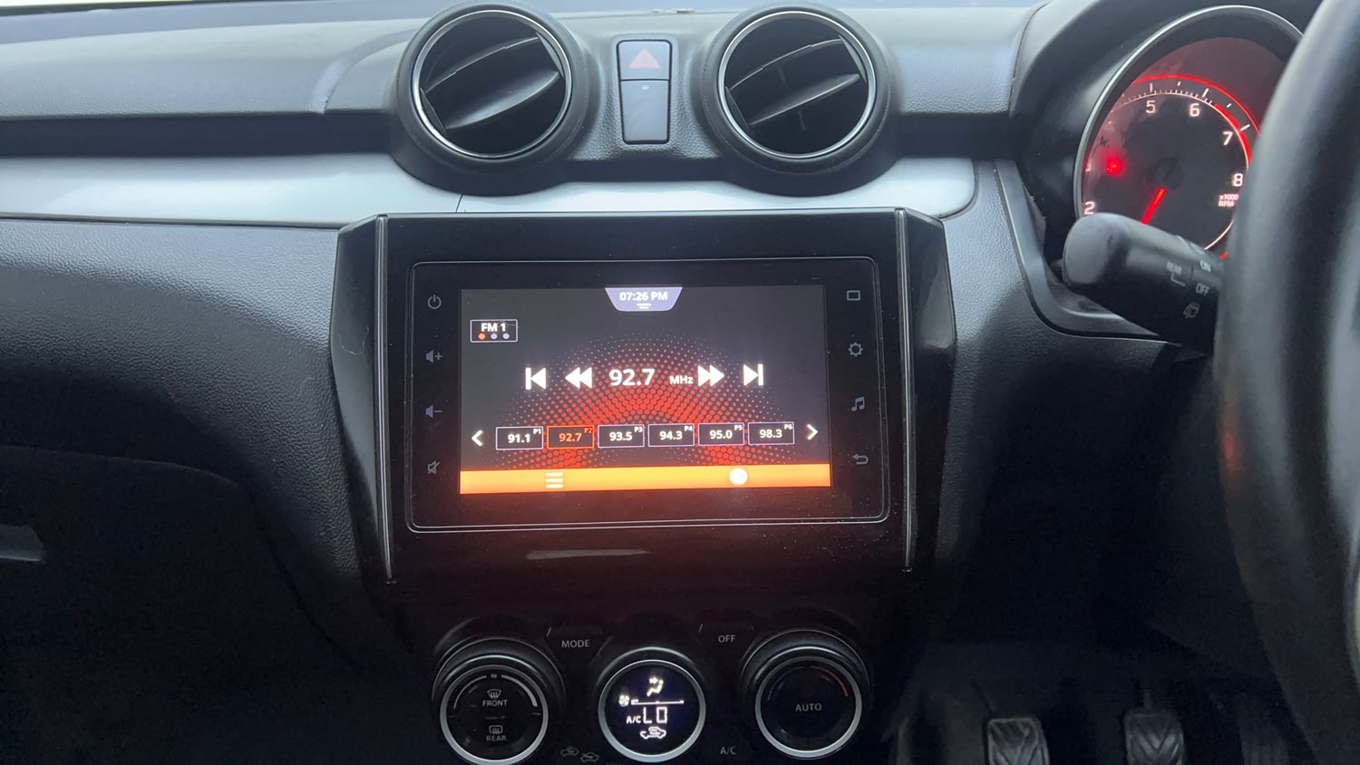 Used 2021 Maruti Suzuki Swift ZXi Plus Petrol Manual interior MUSIC SYSTEM & AC CONTROL VIEW