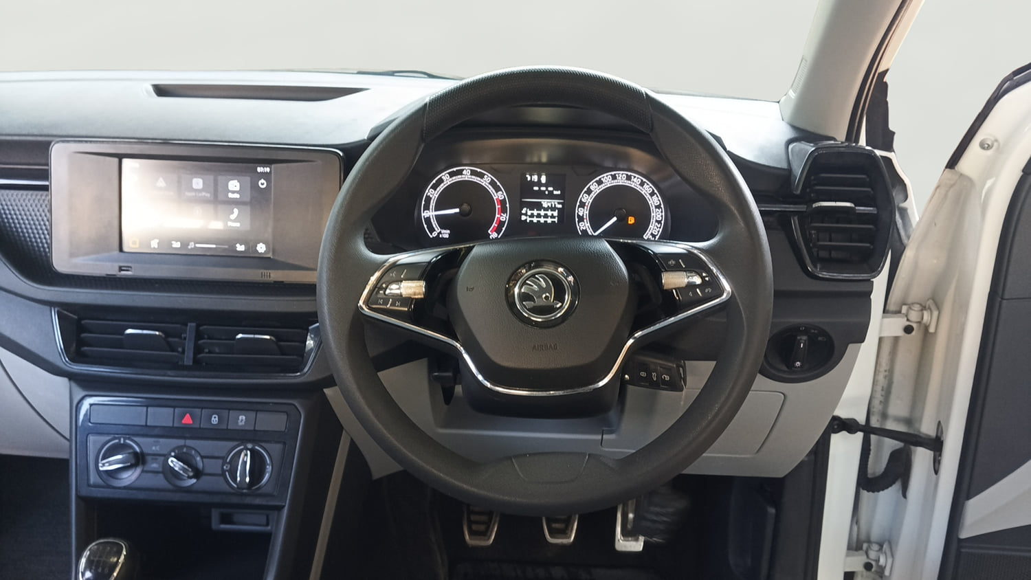 Used 2021 Skoda Kushaq Active 1.0 TSI MT Petrol Manual interior STEERING VIEW