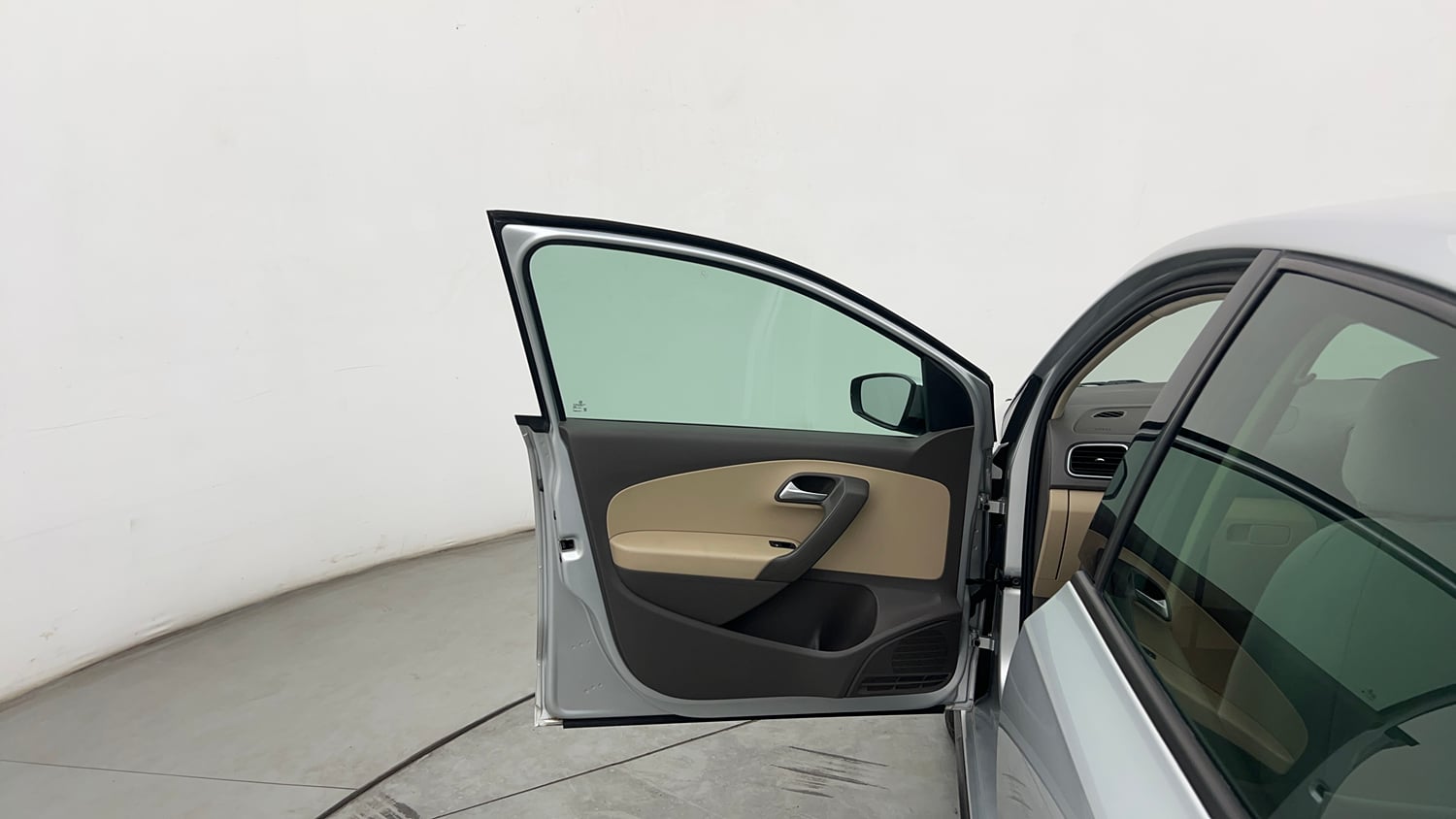 Used 2021 Volkswagen Vento Highline 1.0L TSI Petrol Manual interior LEFT FRONT DOOR OPEN VIEW