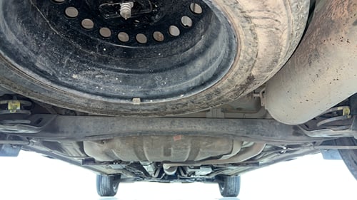 Used 2023 Kia Carens Luxury Plus 1.5 Diesel AT 7 STR Diesel Automatic extra REAR UNDERBODY VIEW (TAKEN FROM REAR)