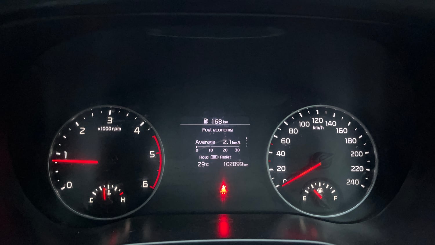 Used 2019 Kia Seltos HTK Plus 1.5 Diesel Diesel Manual interior CLUSTERMETER VIEW
