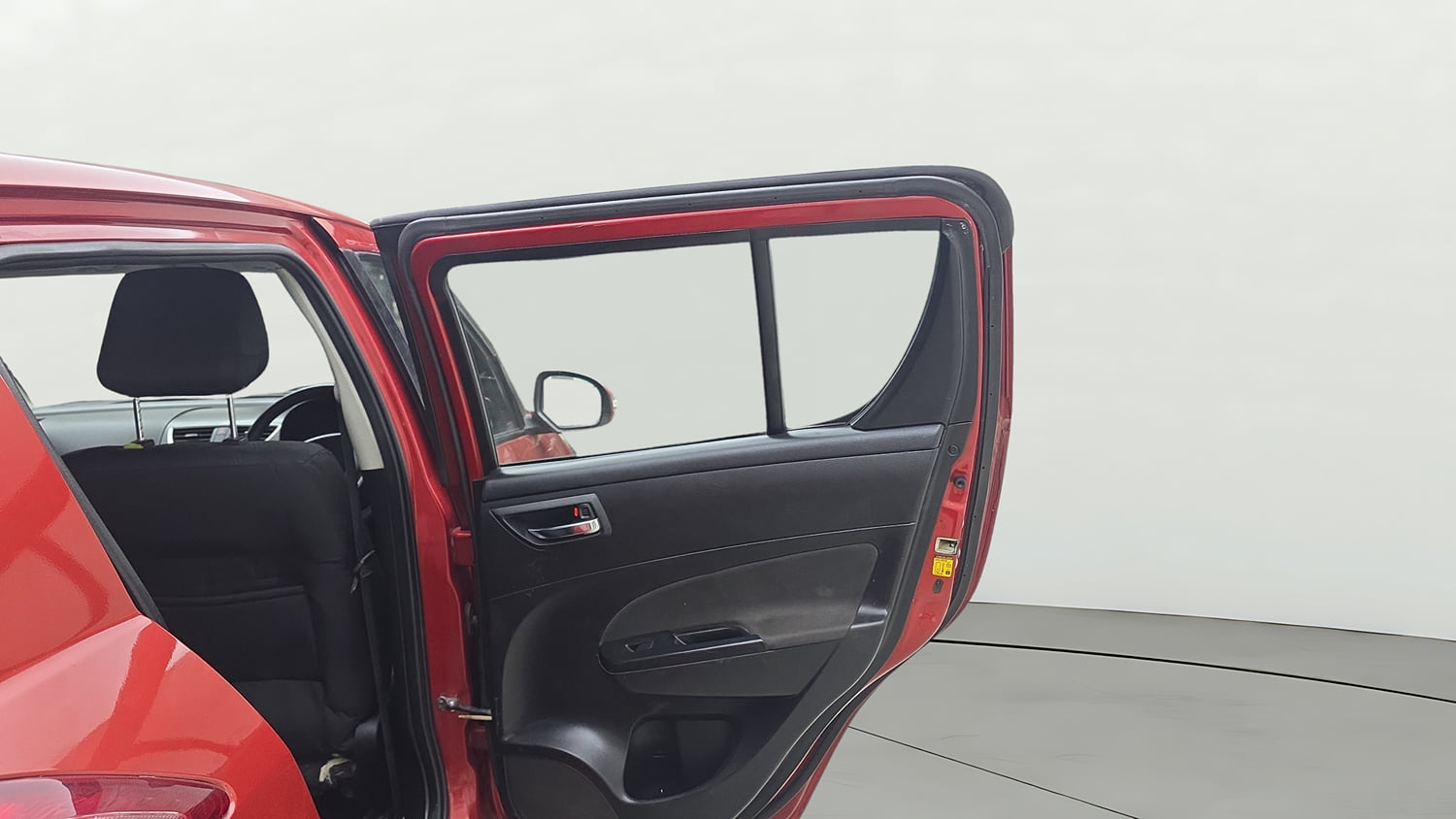 Used 2012 Maruti Suzuki Swift VDi Diesel Manual interior RIGHT REAR DOOR OPEN VIEW