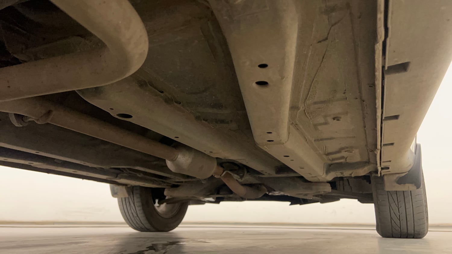 Used 2021 Tata Nexon XZ Plus Diesel Diesel Manual extra REAR RIGHT UNDERBODY VIEW