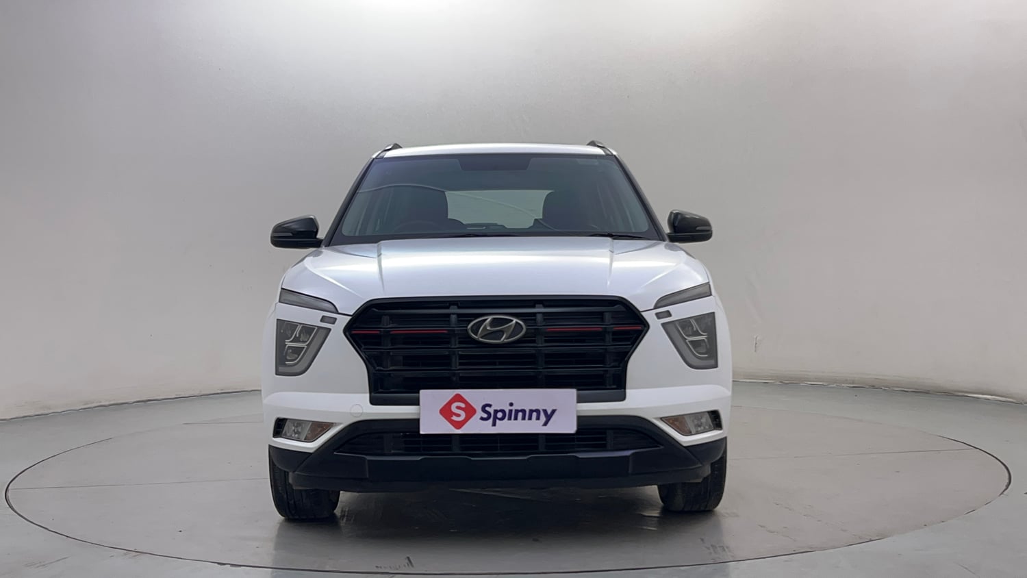 Used 2022 Hyundai Creta SX (O) 1.5 Petrol IVT Knight Petrol Automatic exterior FRONT VIEW