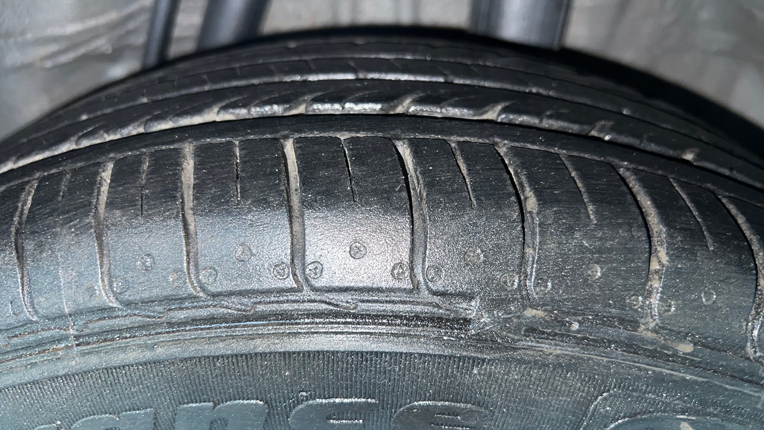 Used 2022 Honda WR-V VX MT Petrol Petrol Manual tyres LEFT REAR TYRE TREAD VIEW