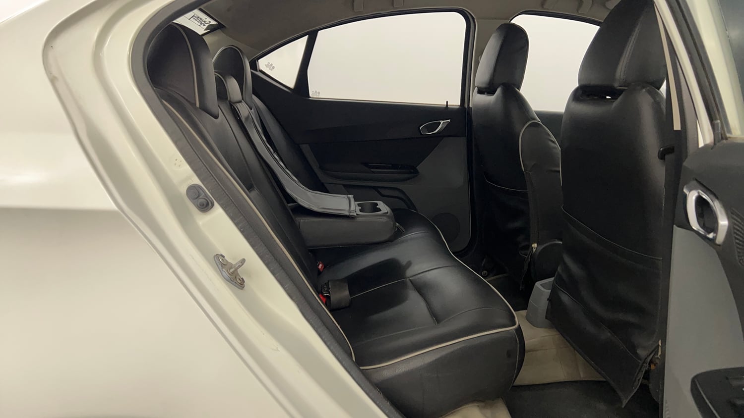 Used 2017 Tata Tigor Revotron XZ Petrol Manual interior RIGHT SIDE REAR DOOR CABIN VIEW