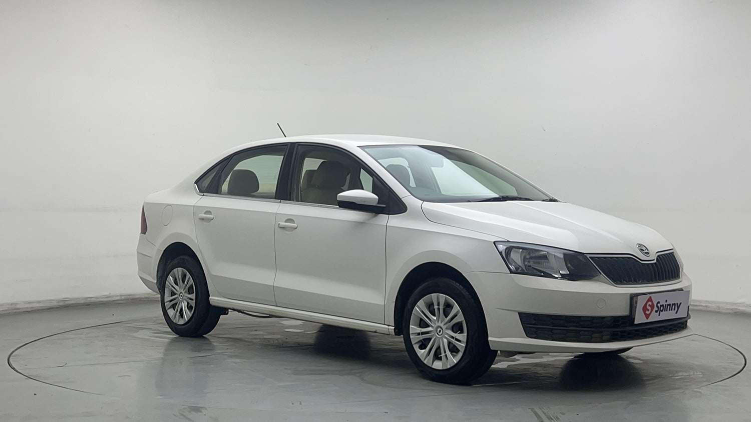 Used 2021 Skoda Rapid New Active 1.0 TSI AT Petrol Automatic exterior RIGHT FRONT CORNER VIEW