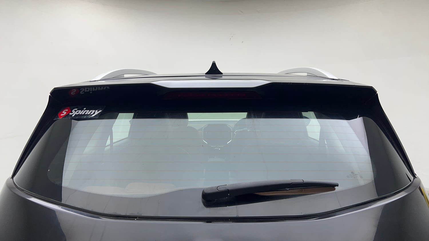 Used 2021 MG Motors Hector Plus Sharp 1.5 Petrol Turbo CVT 6-STR Petrol Automatic exterior BACK WINDSHIELD VIEW