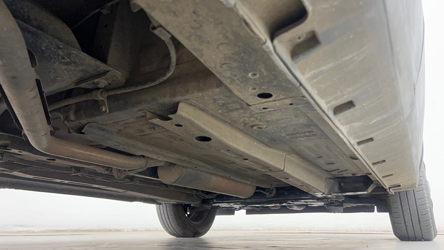 Used 2023 Tata Punch Adventure MT Petrol Manual extra REAR RIGHT UNDERBODY VIEW