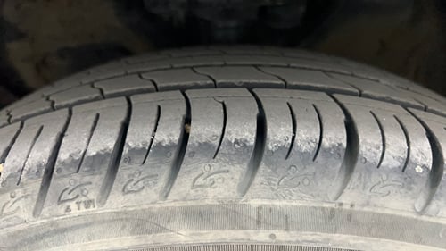 Used 2020 Kia Seltos GTX Plus AT 1.5 Diesel Diesel Automatic tyres LEFT FRONT TYRE TREAD VIEW