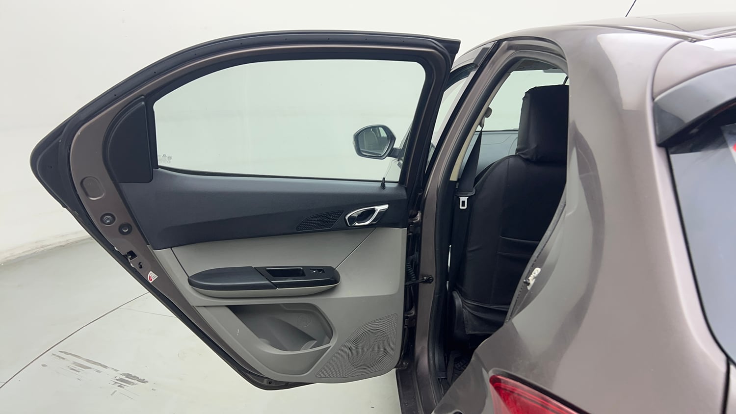 Used 2017 Tata Tiago Revotron XZ Petrol Manual interior LEFT REAR DOOR OPEN VIEW