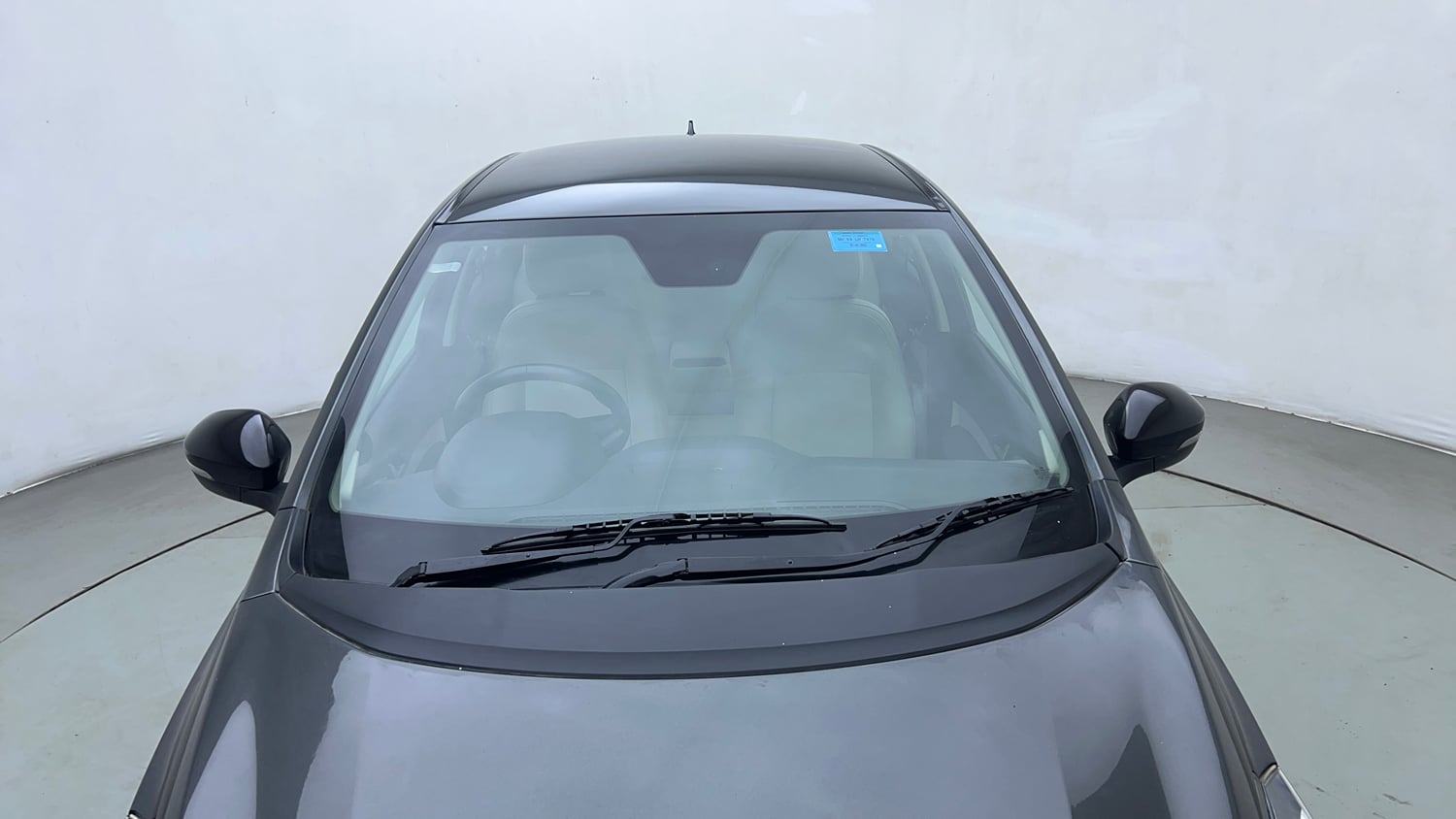 Used 2023 Tata Tigor XZA Plus Leatherette Pack Petrol Automatic exterior FRONT WINDSHIELD VIEW