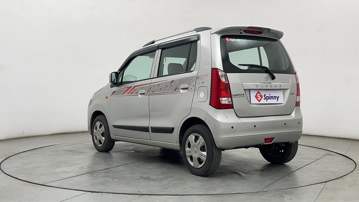 Used 2017 Maruti Suzuki Wagon R VXI Petrol Manual exterior LEFT REAR CORNER VIEW