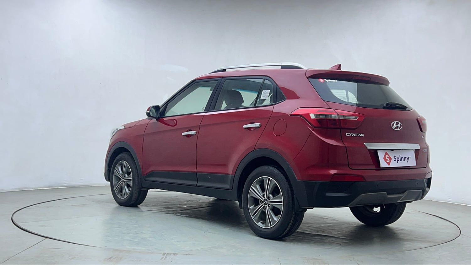 Used 2018 Hyundai Creta SX Plus 1.6 AT Petrol Petrol Automatic exterior LEFT REAR CORNER VIEW