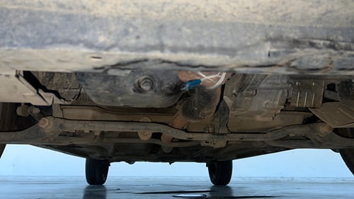 Used 2023 Tata Tiago XTA Petrol Automatic extra FRONT LEFT UNDERBODY VIEW