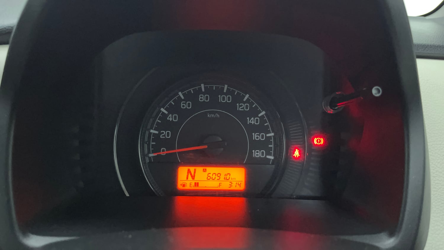 Used 2024 Maruti Suzuki Wagon R VXI 1.0 AGS Petrol Automatic interior CLUSTERMETER VIEW