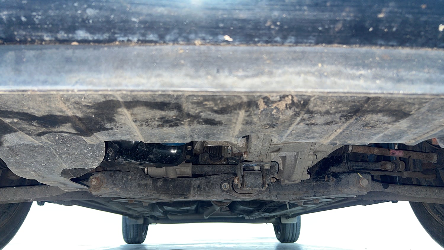 Used 2024 Hyundai Grand i10 Nios Sportz 1.2 Kappa VTVT Petrol Manual extra FRONT LEFT UNDERBODY VIEW