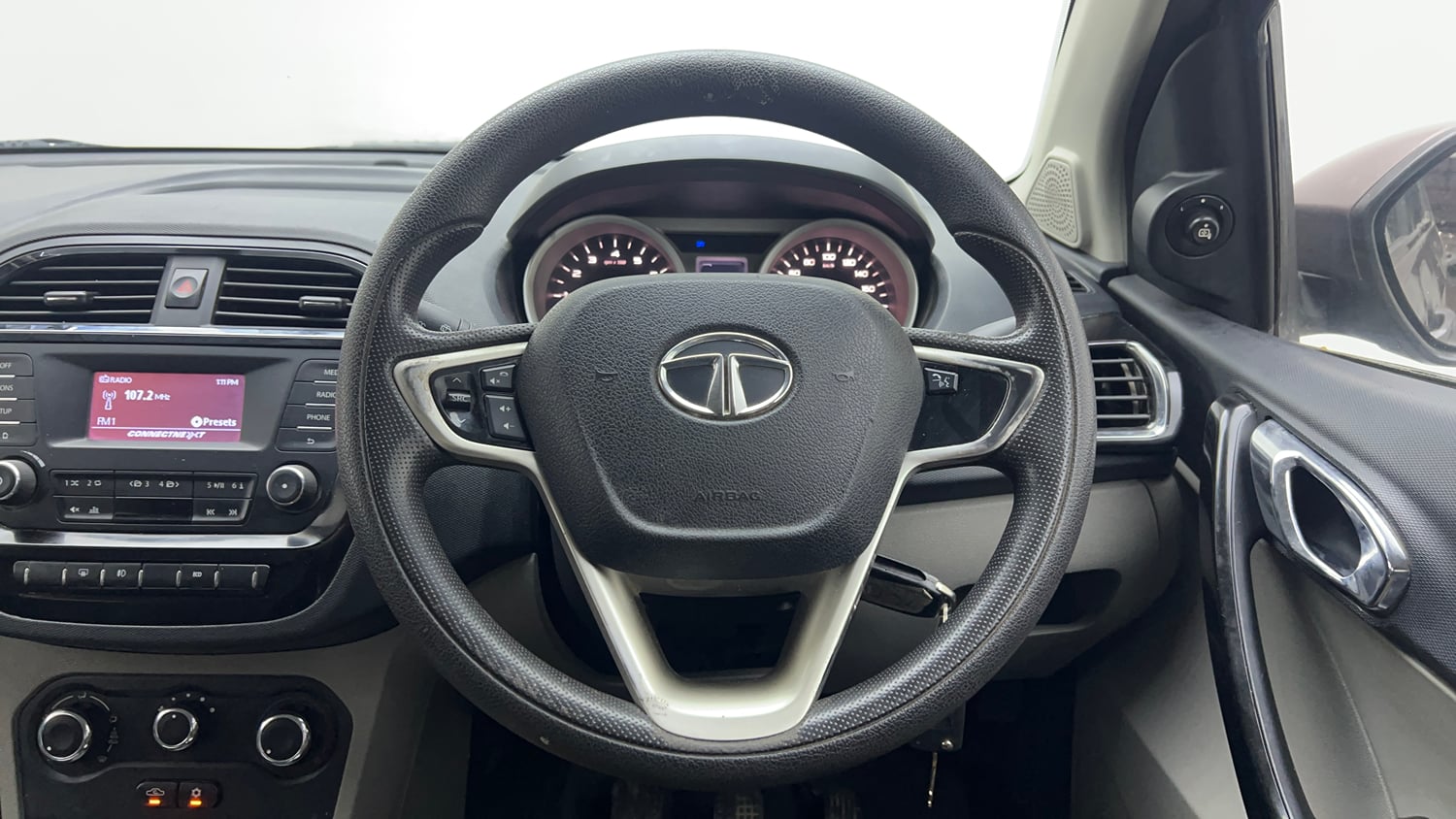 Used 2017 Tata Tiago Revotron XZ Petrol Manual interior STEERING VIEW