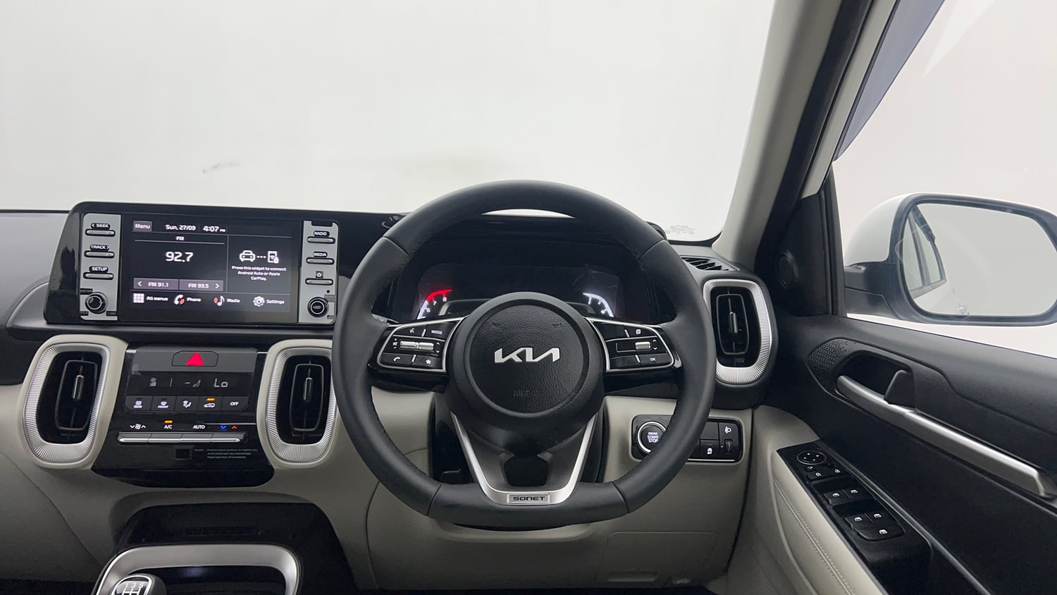 Used 2026 Kia Sonet HTK Plus 1.2 Petrol MT Petrol Manual interior STEERING VIEW