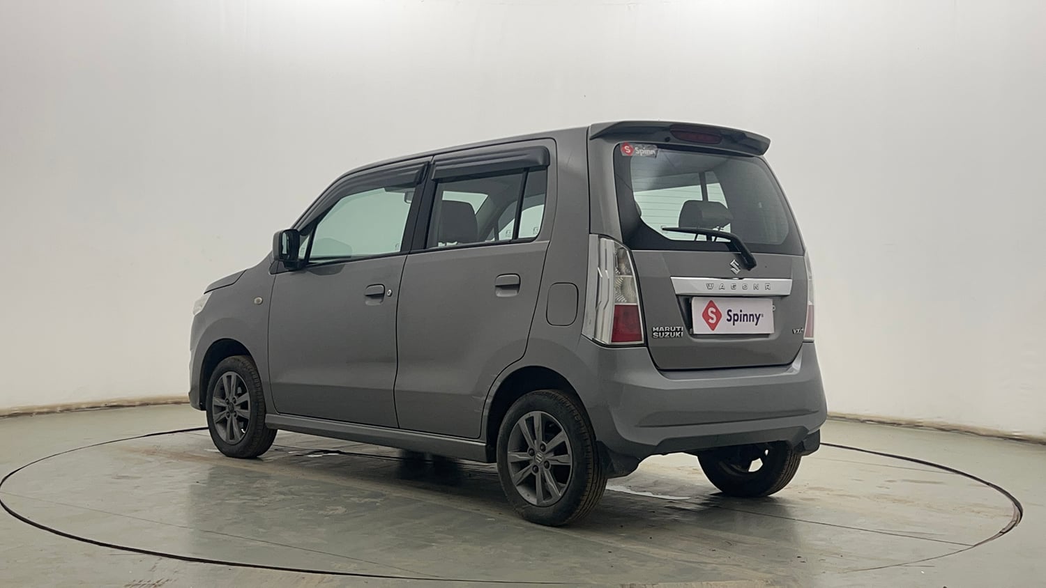 Used 2017 Maruti Suzuki Wagon R VXI+ Petrol Manual exterior LEFT REAR CORNER VIEW