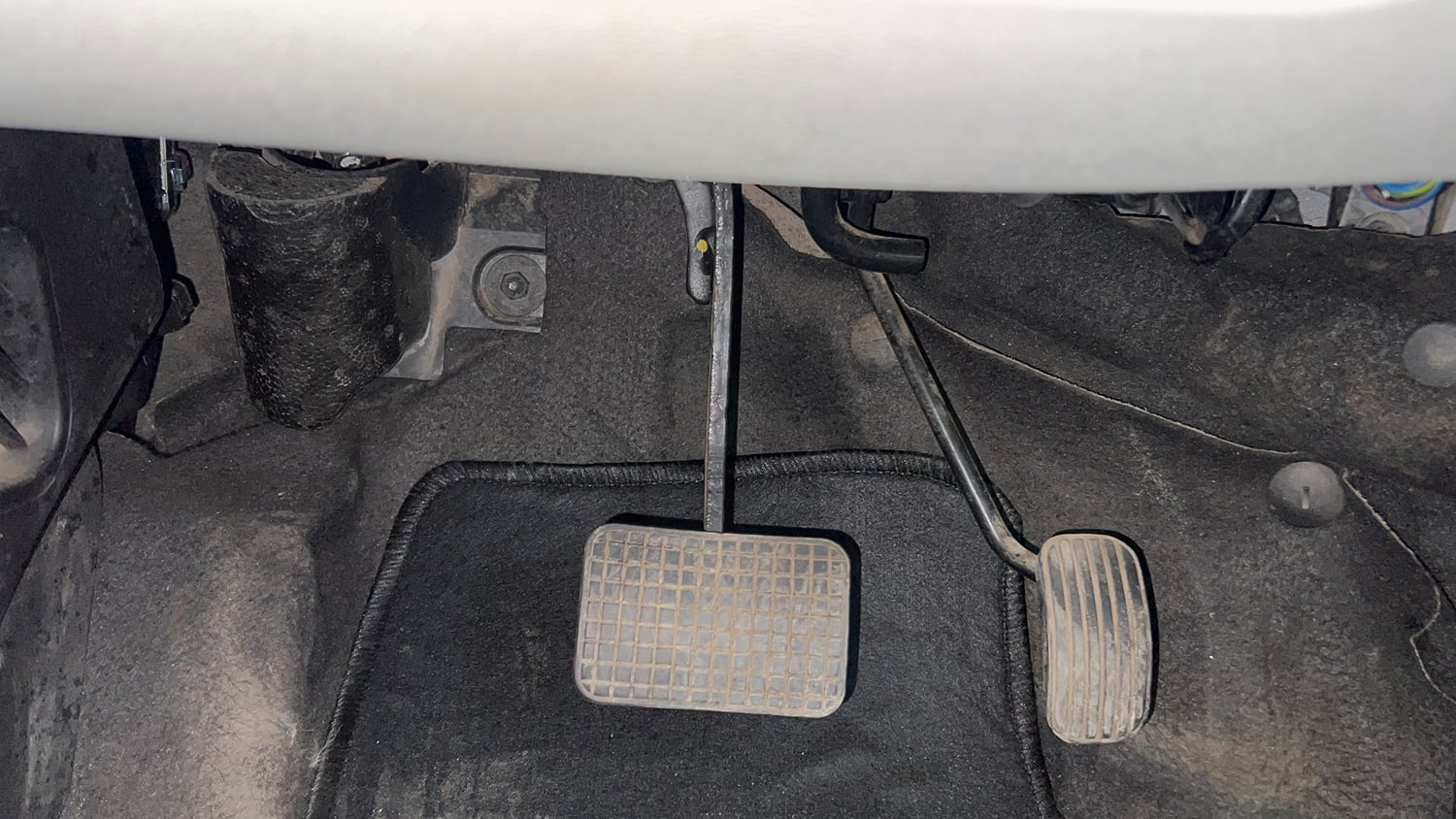 Used 2023 Tata Tiago EV XZ Plus Tech LUX Long Range Electric Automatic interior PEDALS VIEW