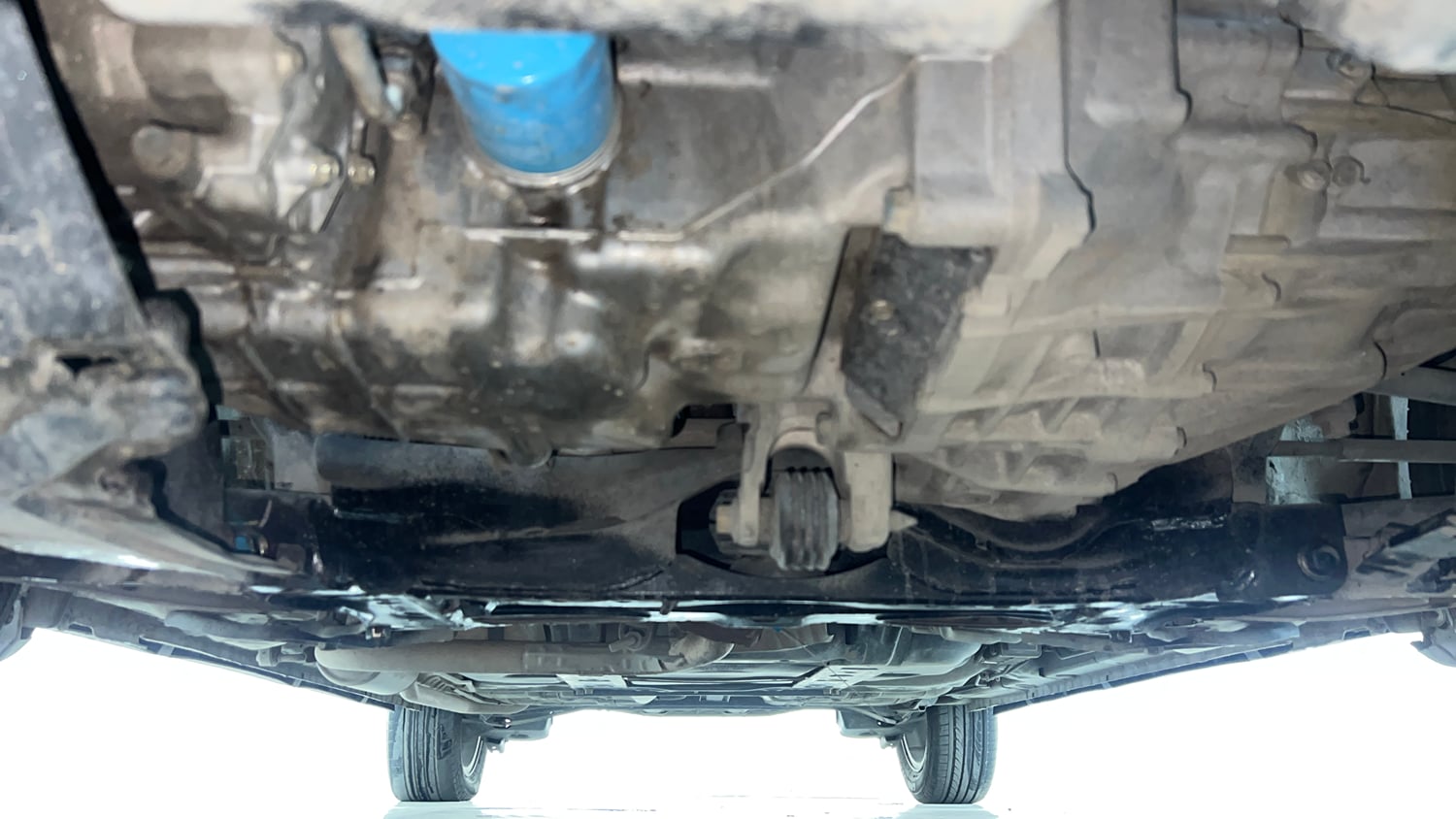 Used 2022 Honda WR-V VX MT Petrol Petrol Manual extra FRONT LEFT UNDERBODY VIEW