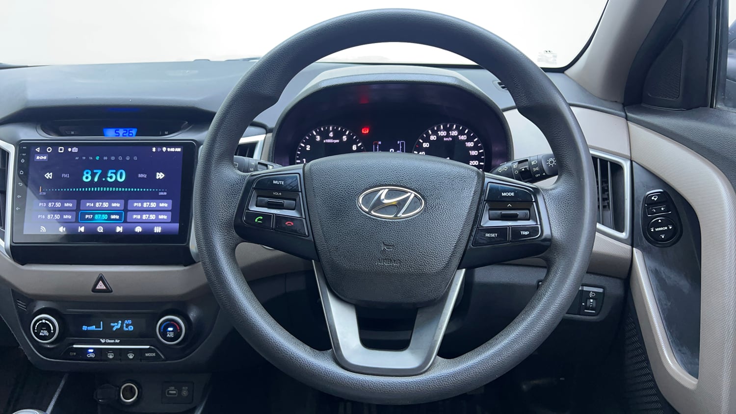 Used 2016 Hyundai Creta 1.6 SX Plus Petrol Petrol Manual interior STEERING VIEW