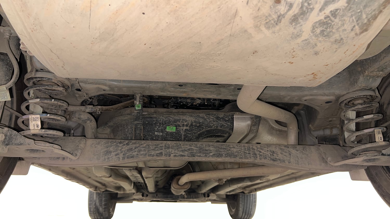 Used 2022 Hyundai Creta SX (O) 1.5 Petrol IVT Knight Petrol Automatic extra REAR UNDERBODY VIEW (TAKEN FROM REAR)