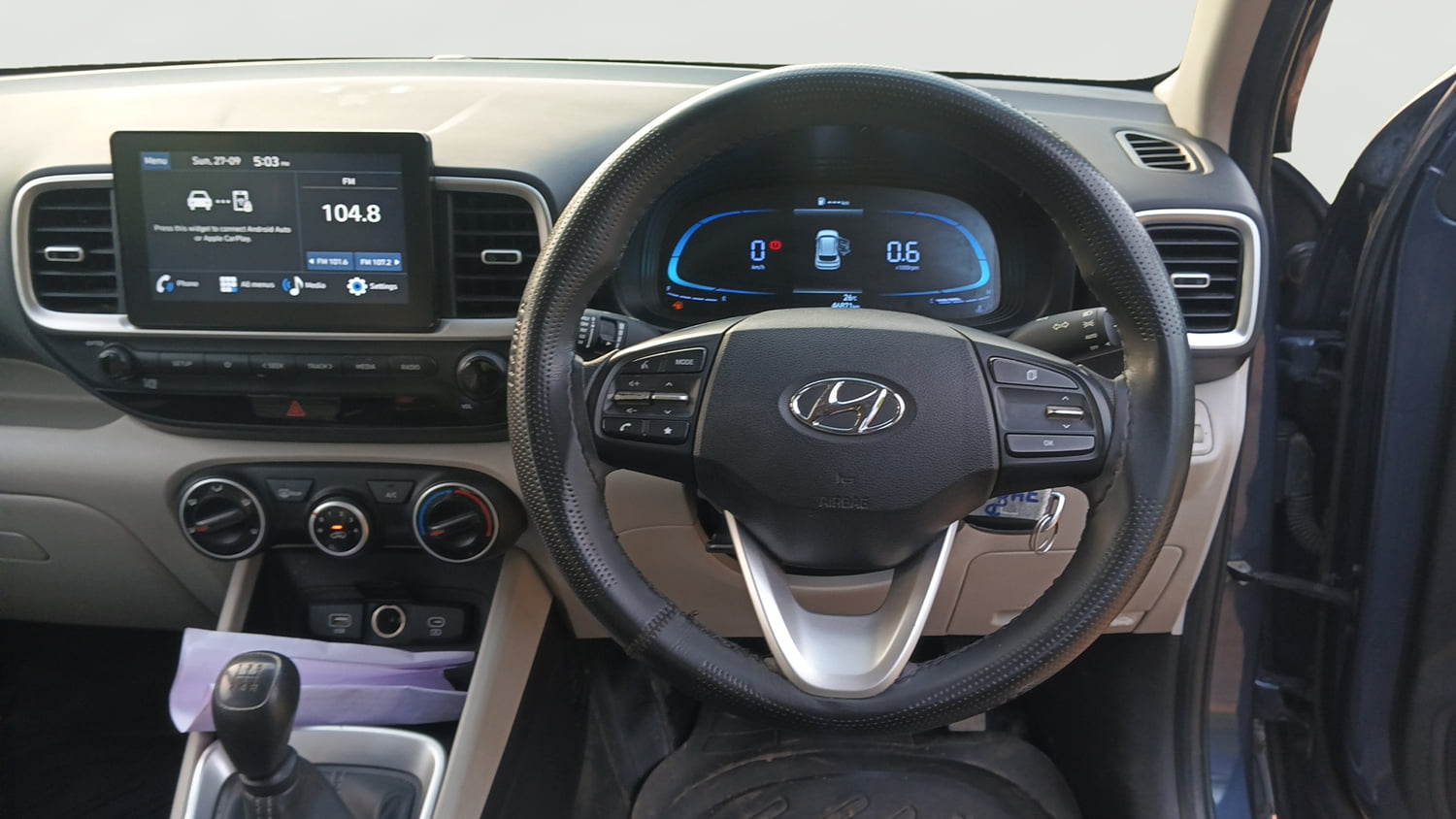 Used 2022 Hyundai Venue S 1.2 Petrol Petrol Manual interior STEERING VIEW