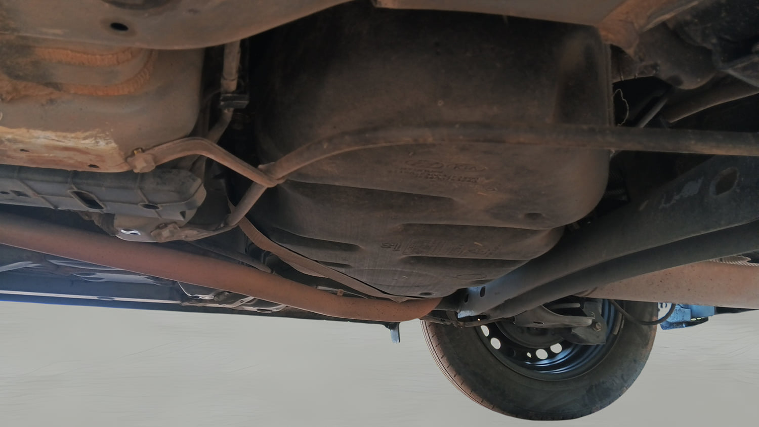 Used 2022 Hyundai Venue S 1.2 Petrol Petrol Manual extra REAR UNDERBODY VIEW (TAKEN FROM REAR)