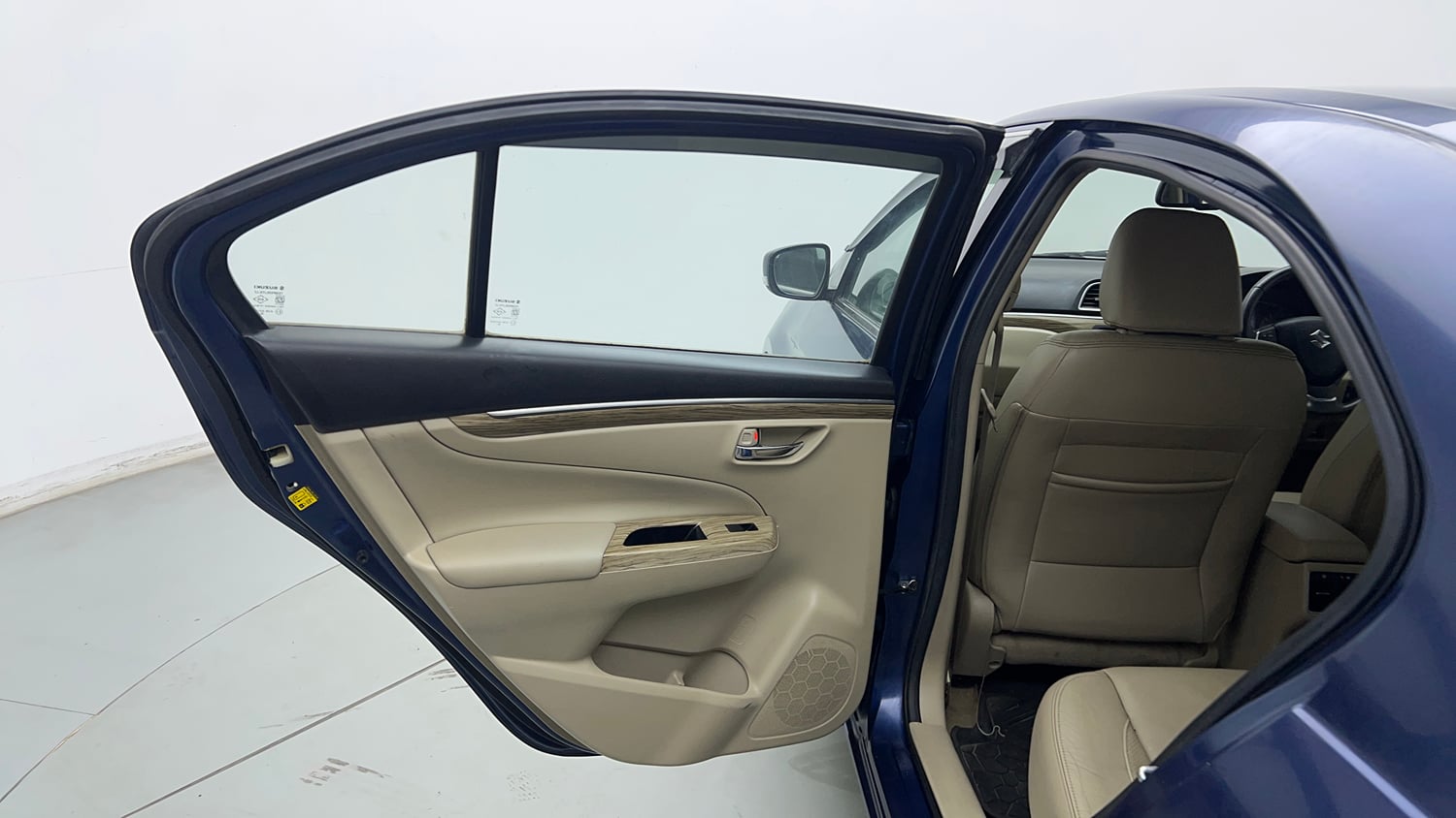 Used 2019 Maruti Suzuki Ciaz Alpha Hybrid 1.5 AT Petrol Automatic interior LEFT REAR DOOR OPEN VIEW