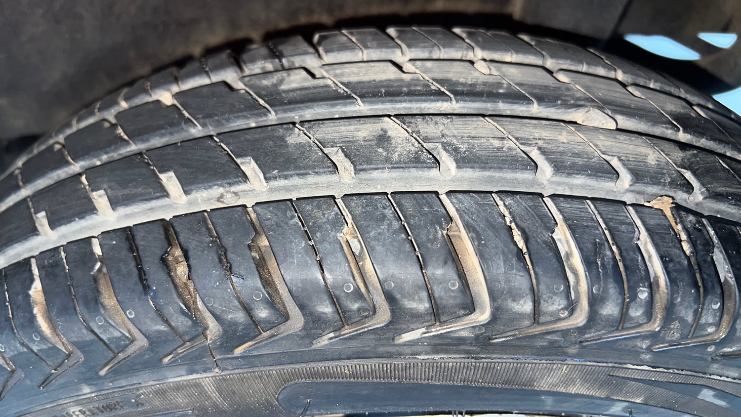 Used 2024 Maruti Suzuki Alto K10 VXi Plus AGS Petrol Automatic tyres LEFT REAR TYRE TREAD VIEW
