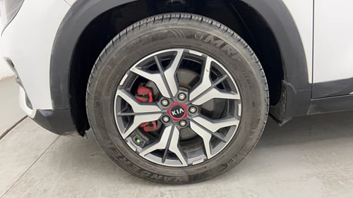 Used 2020 Kia Seltos GTX Plus AT 1.5 Diesel Diesel Automatic tyres LEFT FRONT TYRE RIM VIEW