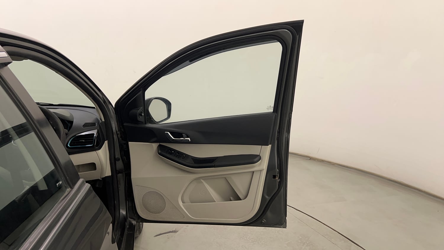 Used 2023 Tata Tiago EV XZ Plus Long Range Electric Automatic interior RIGHT FRONT DOOR OPEN VIEW