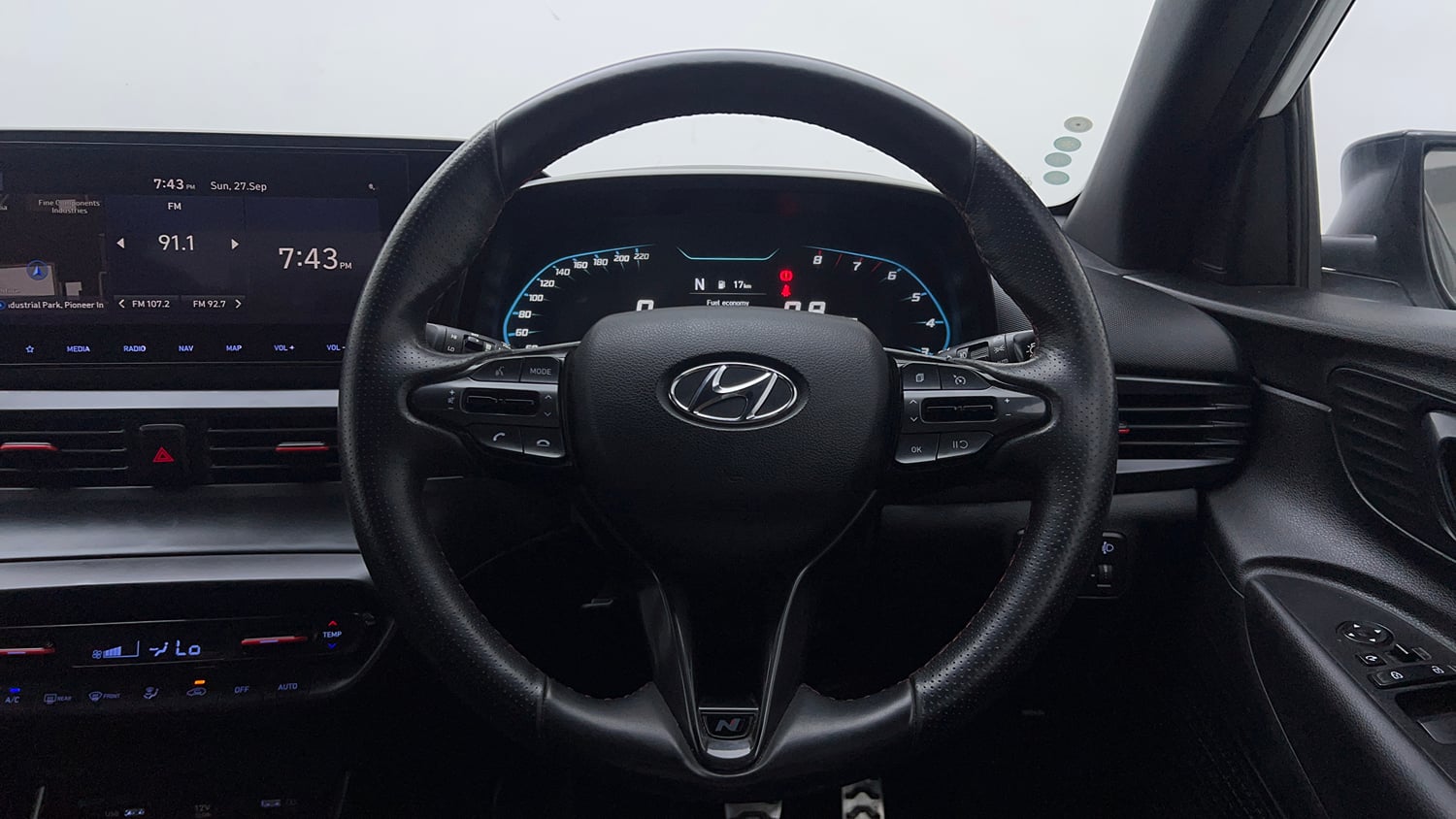 Used 2023 Hyundai i20 N Line N8 1.0 Turbo iMT Petrol Manual interior STEERING VIEW