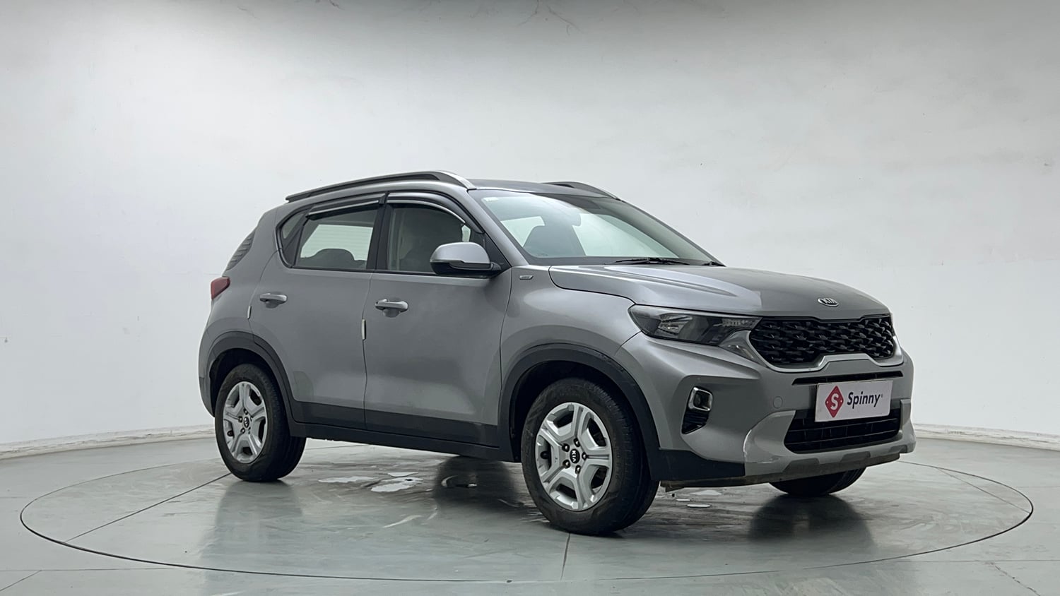 Used 2020 Kia Sonet HTX Plus 1.0 iMT Petrol Manual exterior RIGHT FRONT CORNER VIEW