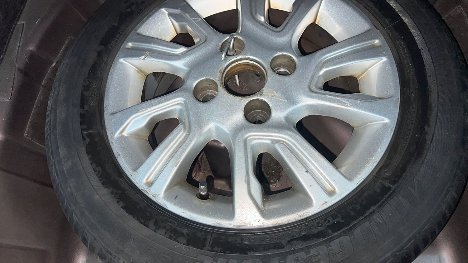 Used 2017 Tata Tiago Revotron XZ Petrol Manual tyres SPARE TYRE VIEW