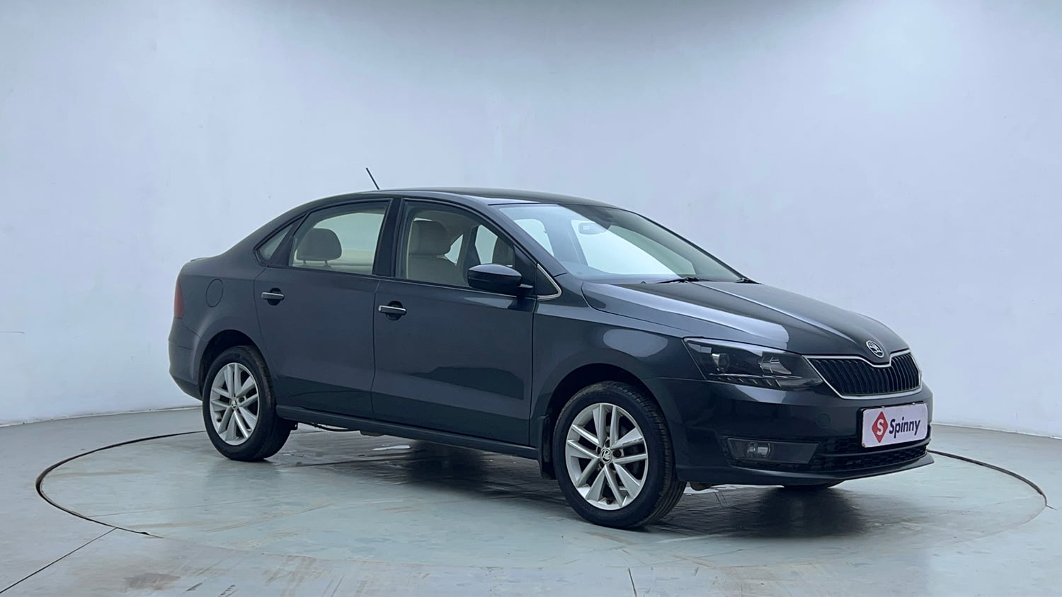 Used 2018 Skoda Rapid Style 1.6 MPI AT Petrol Automatic exterior RIGHT FRONT CORNER VIEW