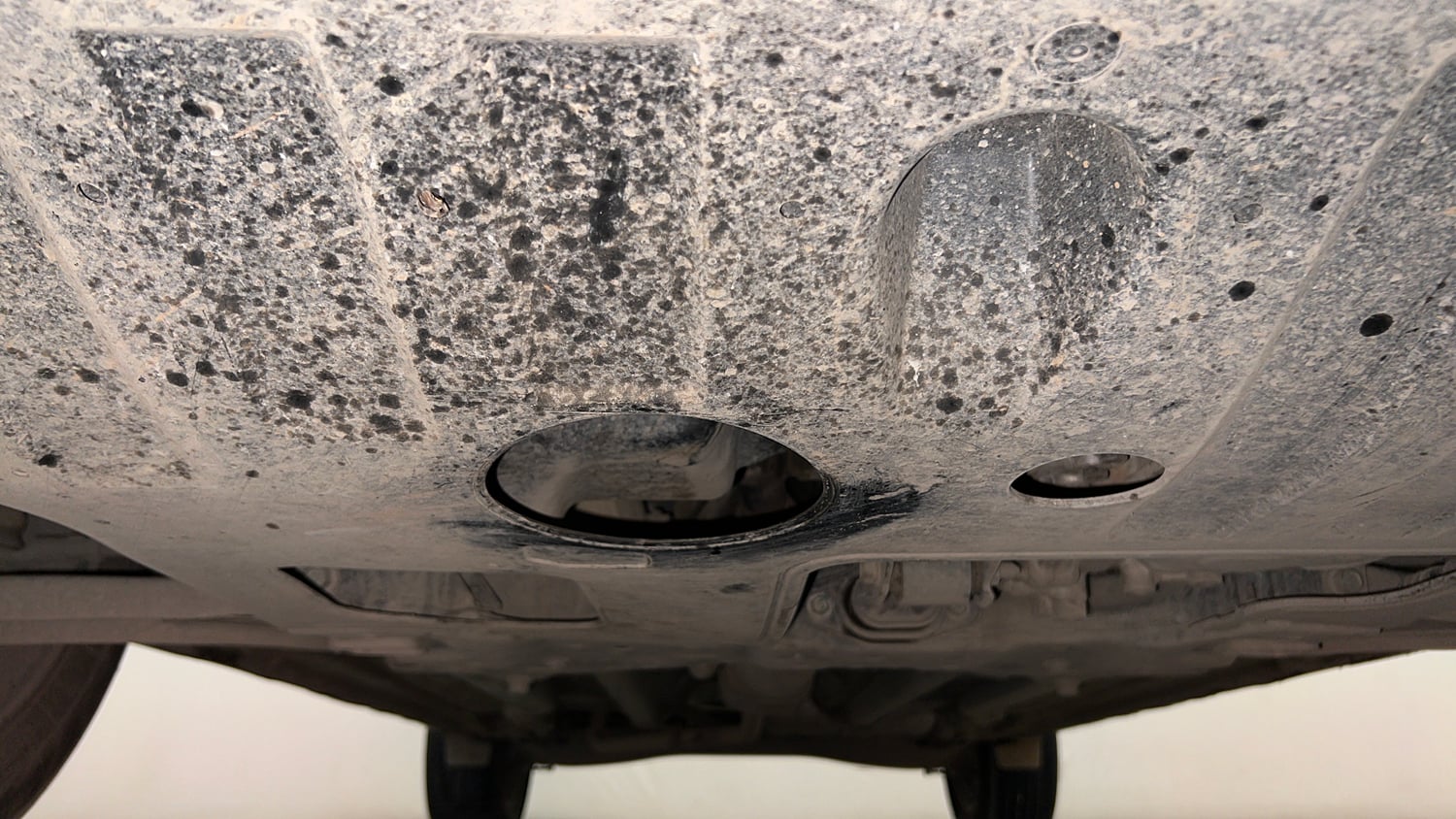 Used 2022 Hyundai Creta SX (O) 1.5 Petrol IVT Knight Petrol Automatic extra FRONT LEFT UNDERBODY VIEW