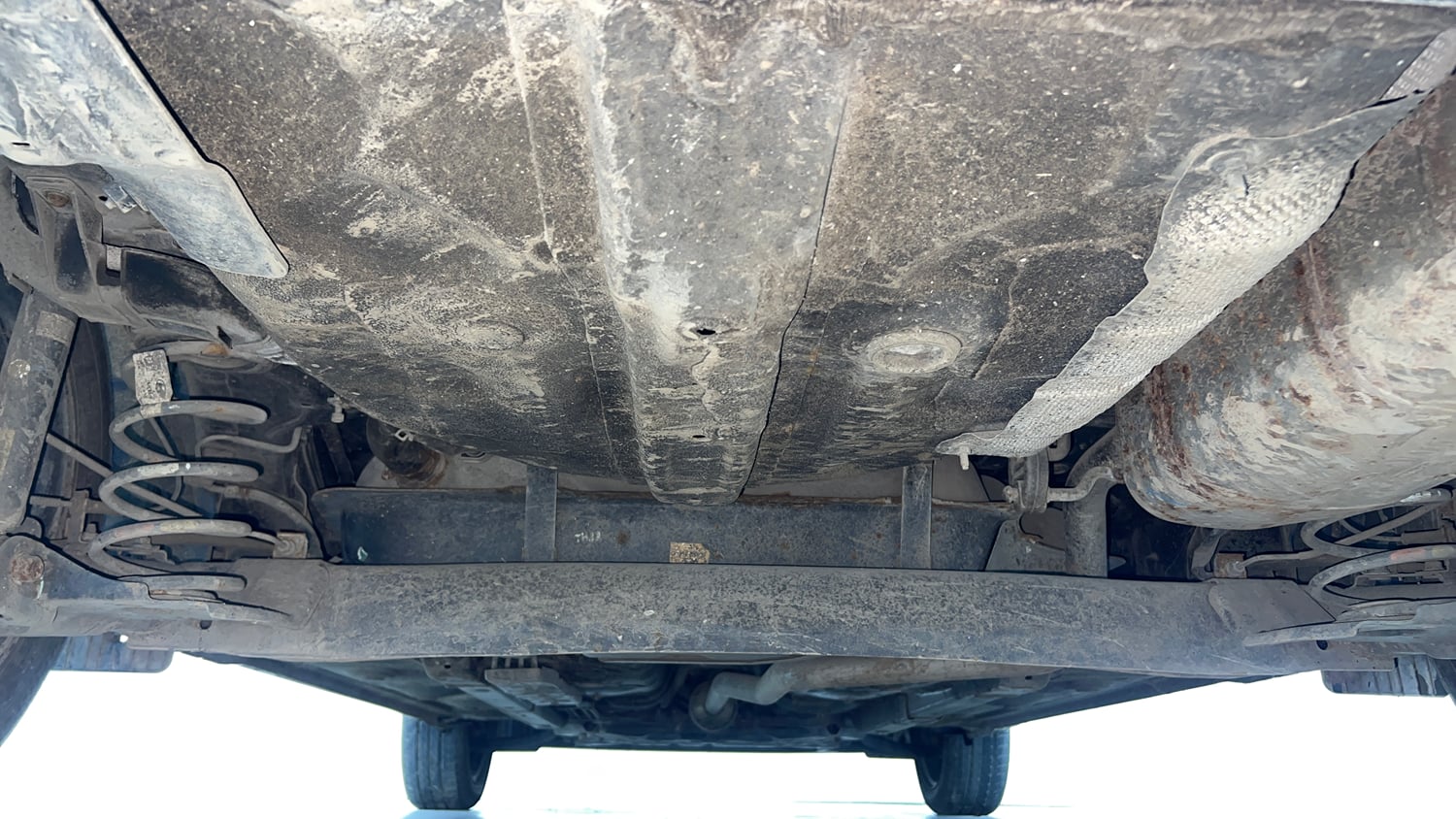 Used 2024 Hyundai Grand i10 Nios Sportz 1.2 Kappa VTVT Petrol Manual extra REAR UNDERBODY VIEW (TAKEN FROM REAR)