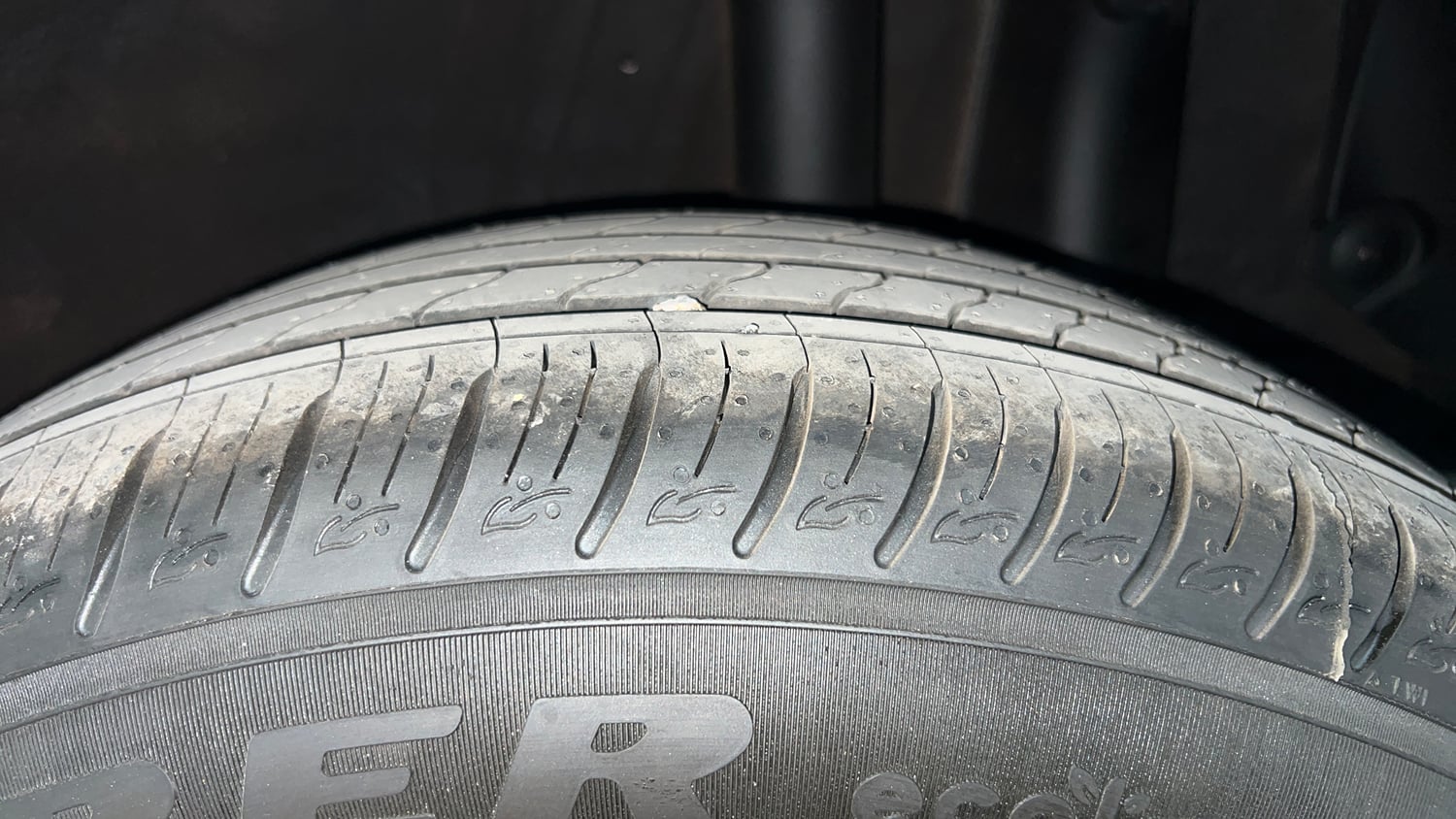 Used 2026 Kia Sonet HTK Plus 1.2 Petrol MT Petrol Manual tyres LEFT REAR TYRE TREAD VIEW