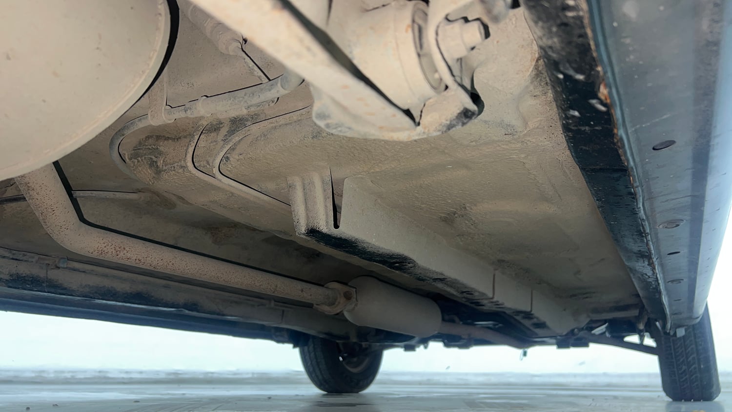 Used 2014 Maruti Suzuki Wagon R LXI CNG Cng Manual extra REAR RIGHT UNDERBODY VIEW