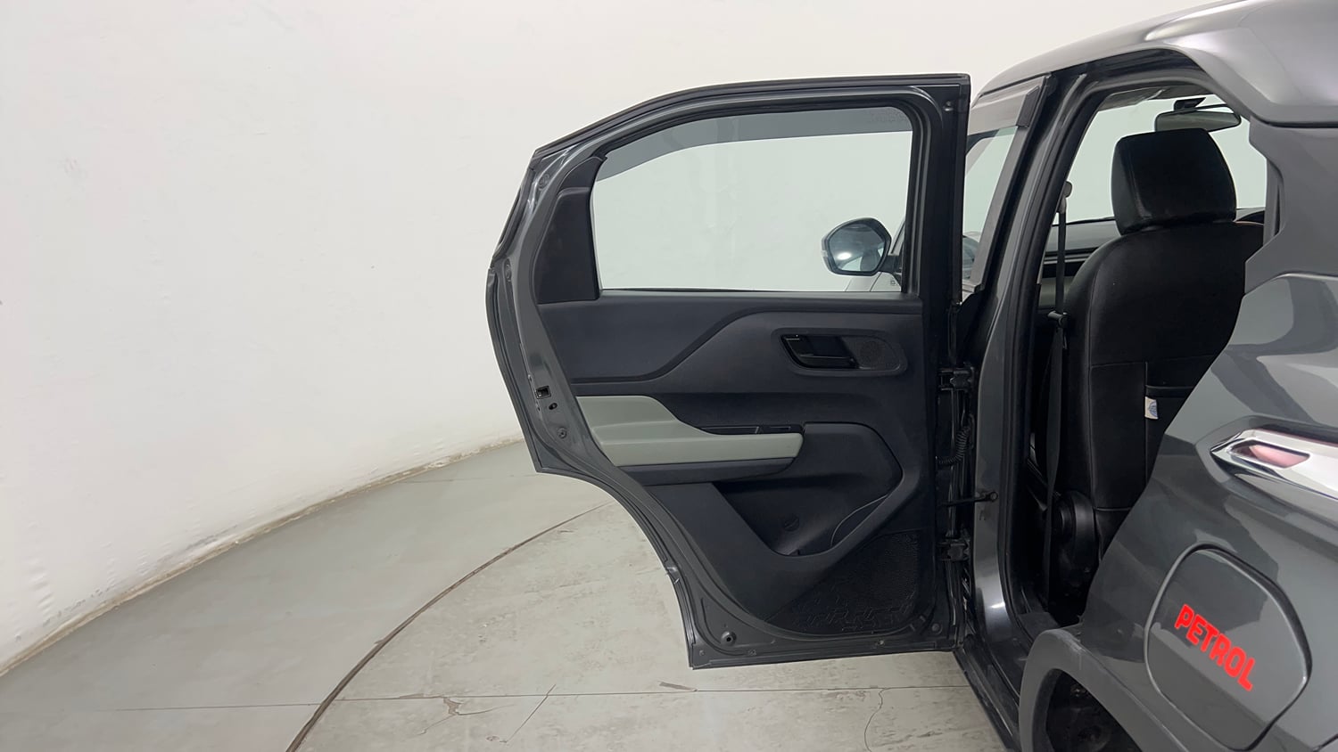 Used 2023 Tata Punch Adventure MT Petrol Manual interior LEFT REAR DOOR OPEN VIEW