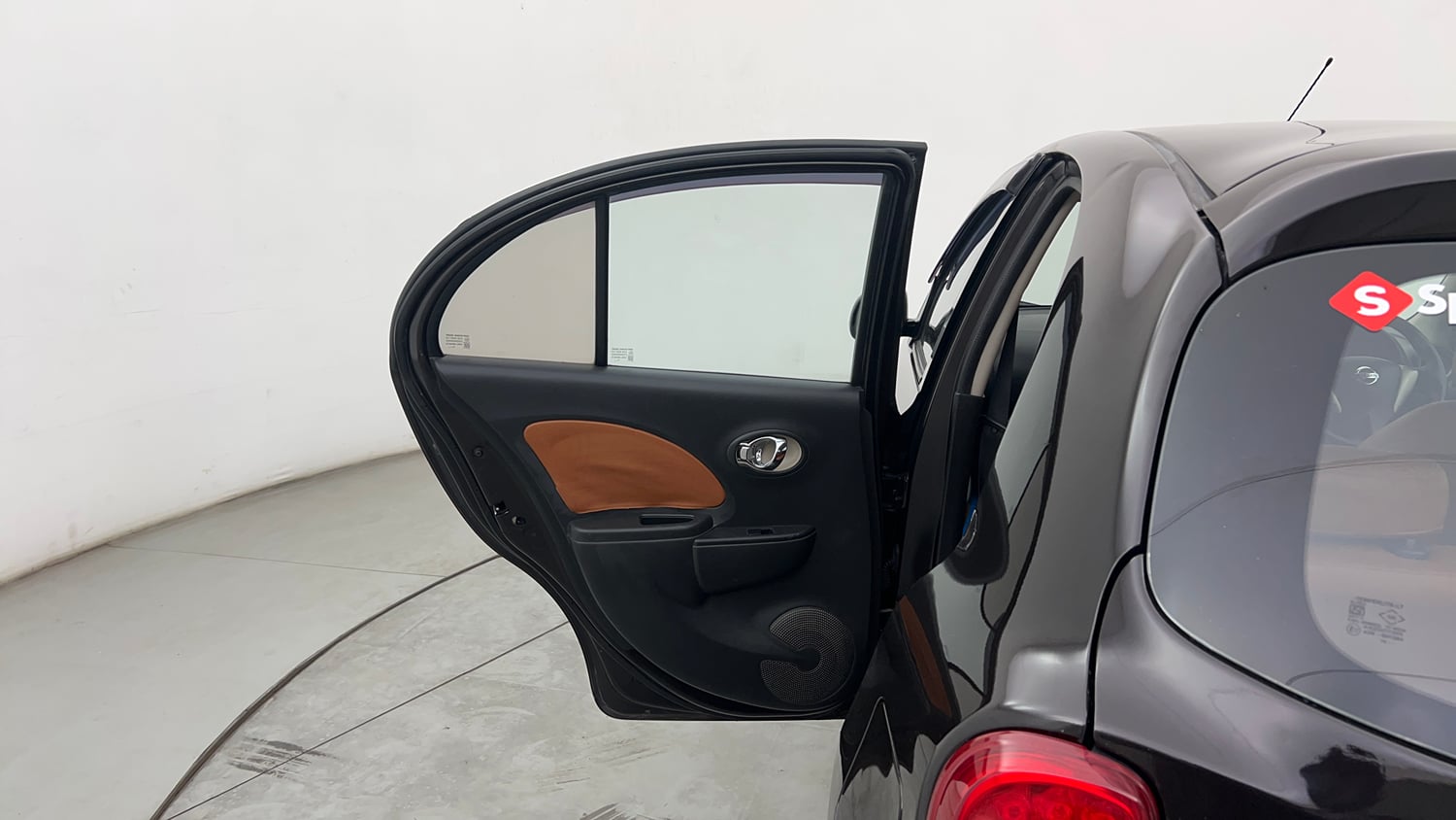 Used 2016 Nissan Micra XL CVT Petrol Automatic interior LEFT REAR DOOR OPEN VIEW