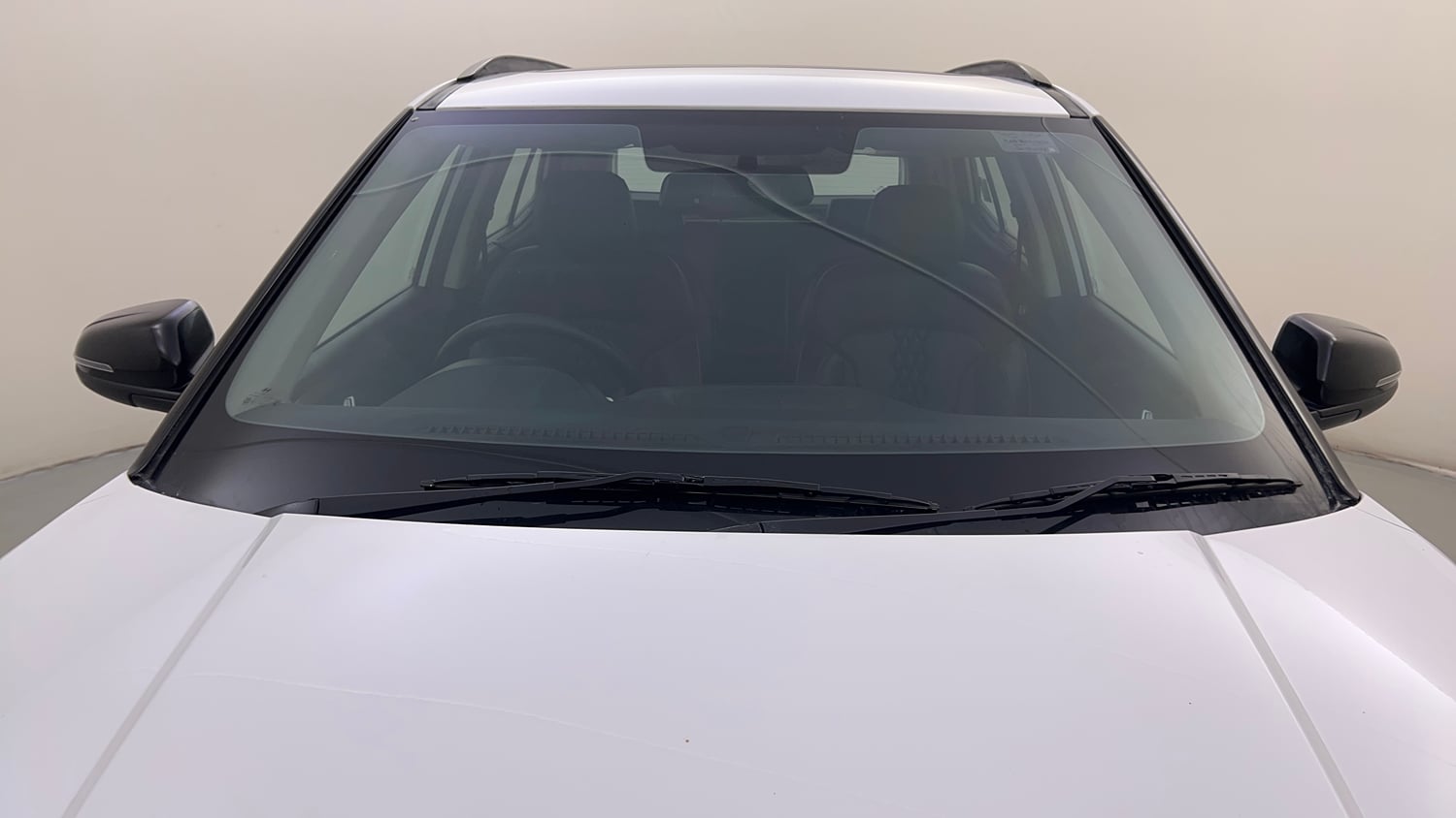 Used 2022 Hyundai Creta SX (O) 1.5 Petrol IVT Knight Petrol Automatic exterior FRONT WINDSHIELD VIEW