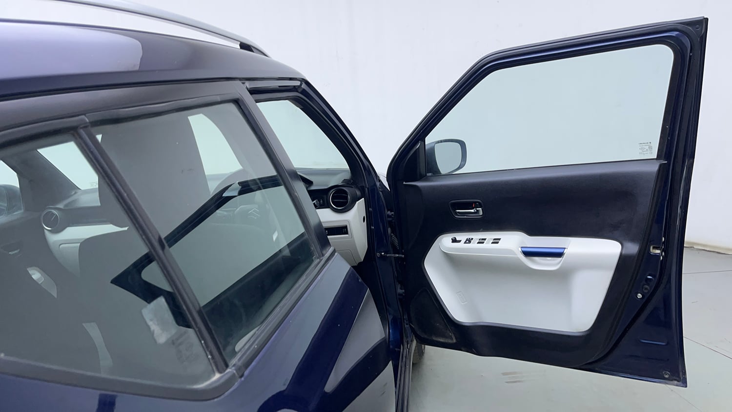 Used 2024 Maruti Suzuki Ignis Delta 1.2 MT Petrol Manual interior RIGHT FRONT DOOR OPEN VIEW
