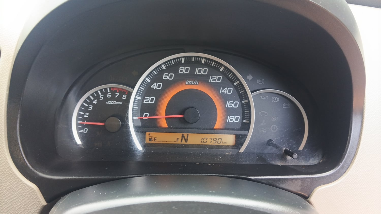 Used 2016 Maruti Suzuki Wagon R 1.0 VXI AMT Petrol Automatic interior CLUSTERMETER VIEW