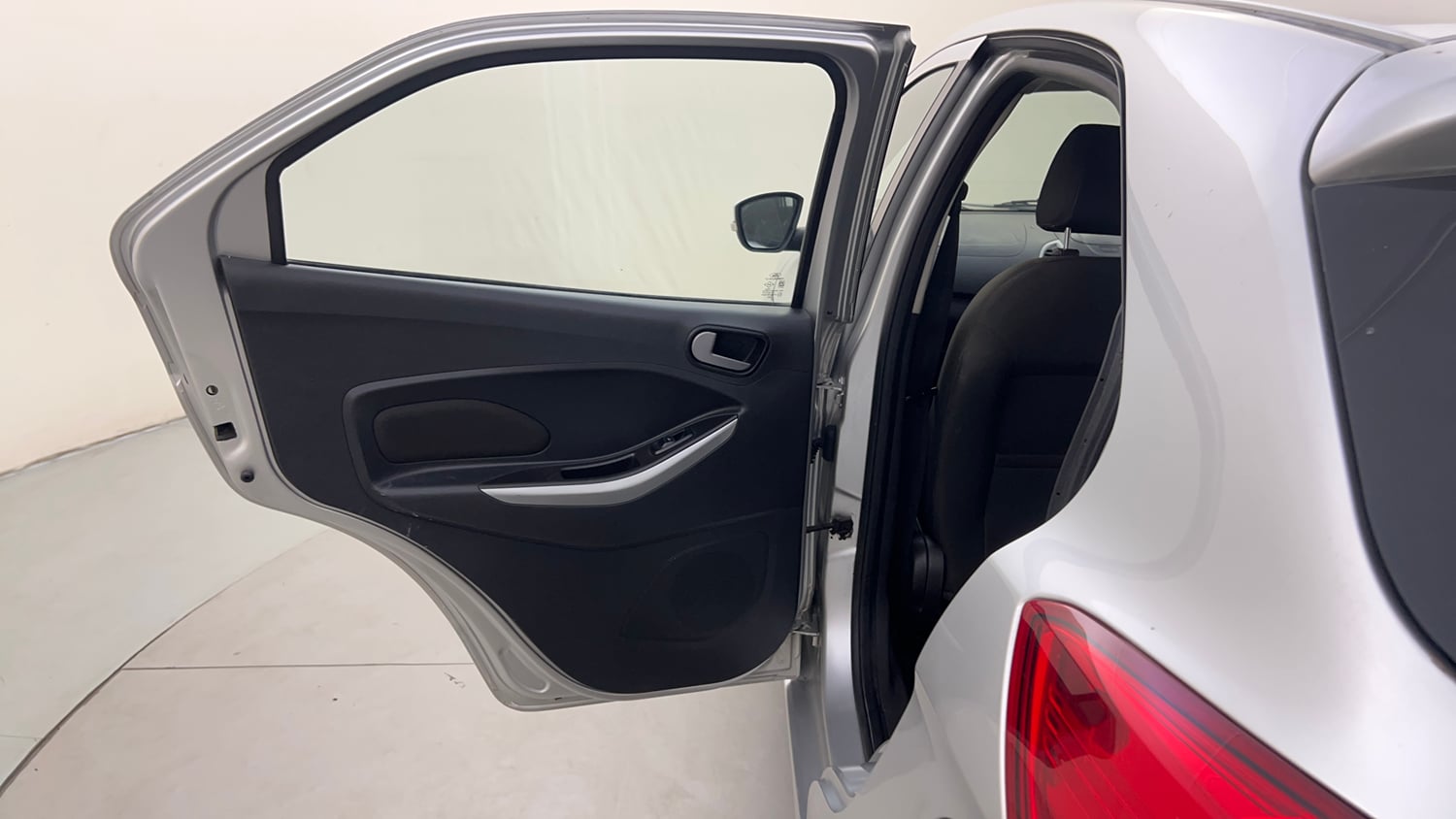 Used 2016 Ford Figo Trend 1.2 Ti-VCT Petrol Manual interior LEFT REAR DOOR OPEN VIEW