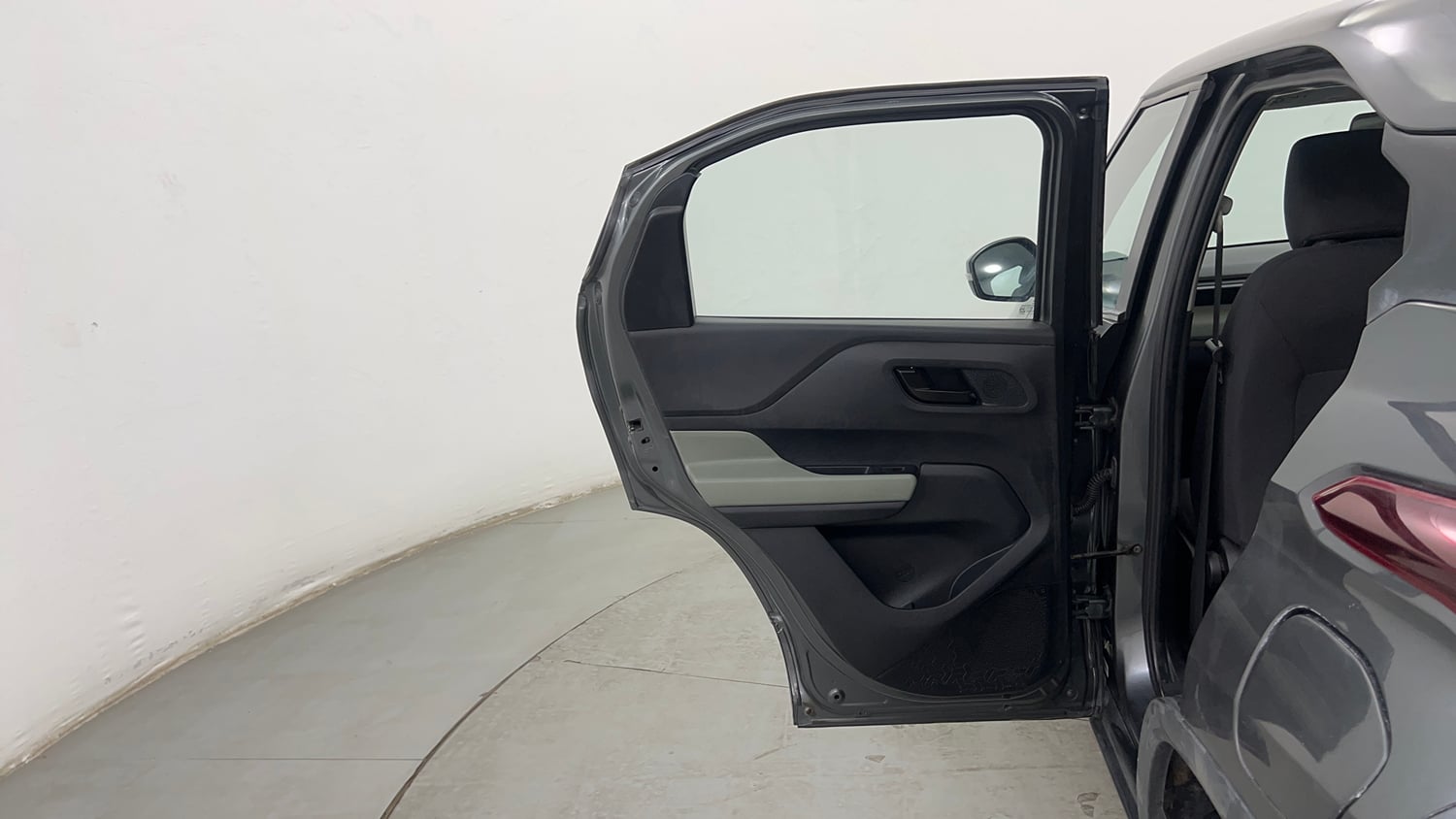 Used 2022 Tata Punch Adventure Rhythm Pack AMT Petrol Automatic interior LEFT REAR DOOR OPEN VIEW